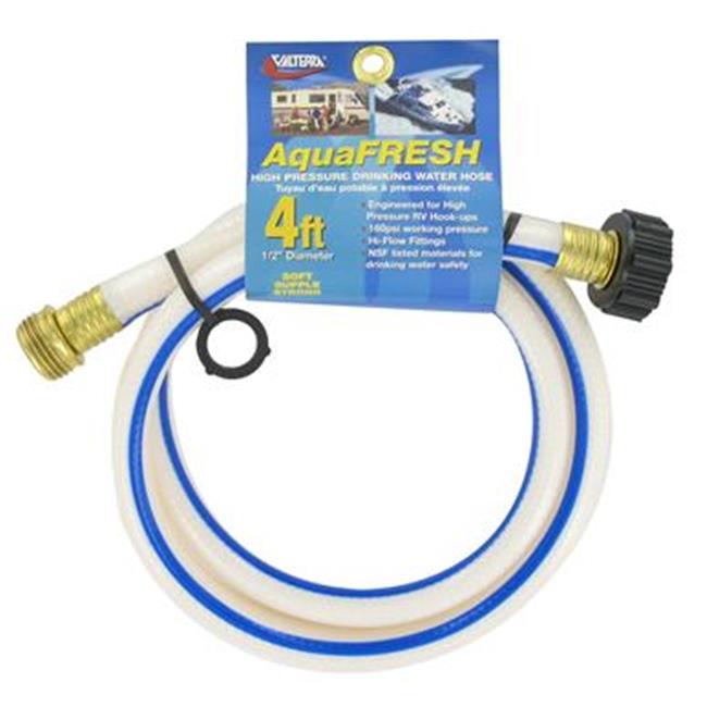 VALTERRA LLC W015048 Fresh Water Hose, White, 4 Ft.
