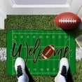 thumbnail image 4 of TIELUTT Sports Area Carpets Retro Football Field And Rugby Floor Mats Non Door Mats Living Room Dining Room Dormitory Ski Blanket Throw Rug Shag Couture Blanket Throw Thick Area Rug Lap Throw, 4 of 4