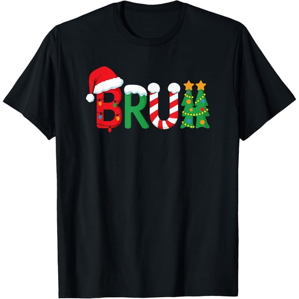 Christmas Bruh Funny Christmas Holiday Cool Bro Brothers Humor Camiseta