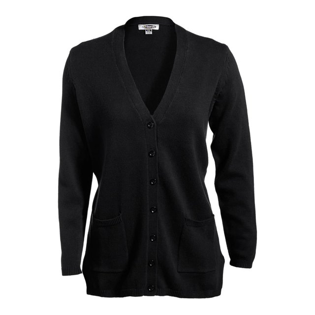 EDWARDS LADIES' V-NECK LONG CARDIGAN SWEATER
