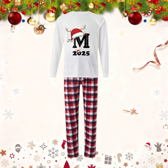 WILLBEST Pijama Navideña a Juego Para Toda la Familia. Pijamas Para Papá y Papá, Ideales Para Fiestas Navideñas. Ropa de Dormir Para Padres E Hijos, Perfecta Para Estar Cómodos en Casa.