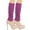 A2 Purple, variant on snilers Leg Warmers for Women Soft Ribbed Knitted 80s Long Socks for Yoga Party Sports Fashion Accessories
