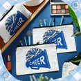 thumbnail image 3 of Bolsa de maquillaje Cosblank Cheer Teams Canvas, 20 unidades, azul, 3 of 6
