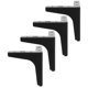thumbnail image 4 of 4 Uds. De muebles para patas de gabinete, patas de soporte triangulares, patas para sofá, patas para cama, 4 of 5