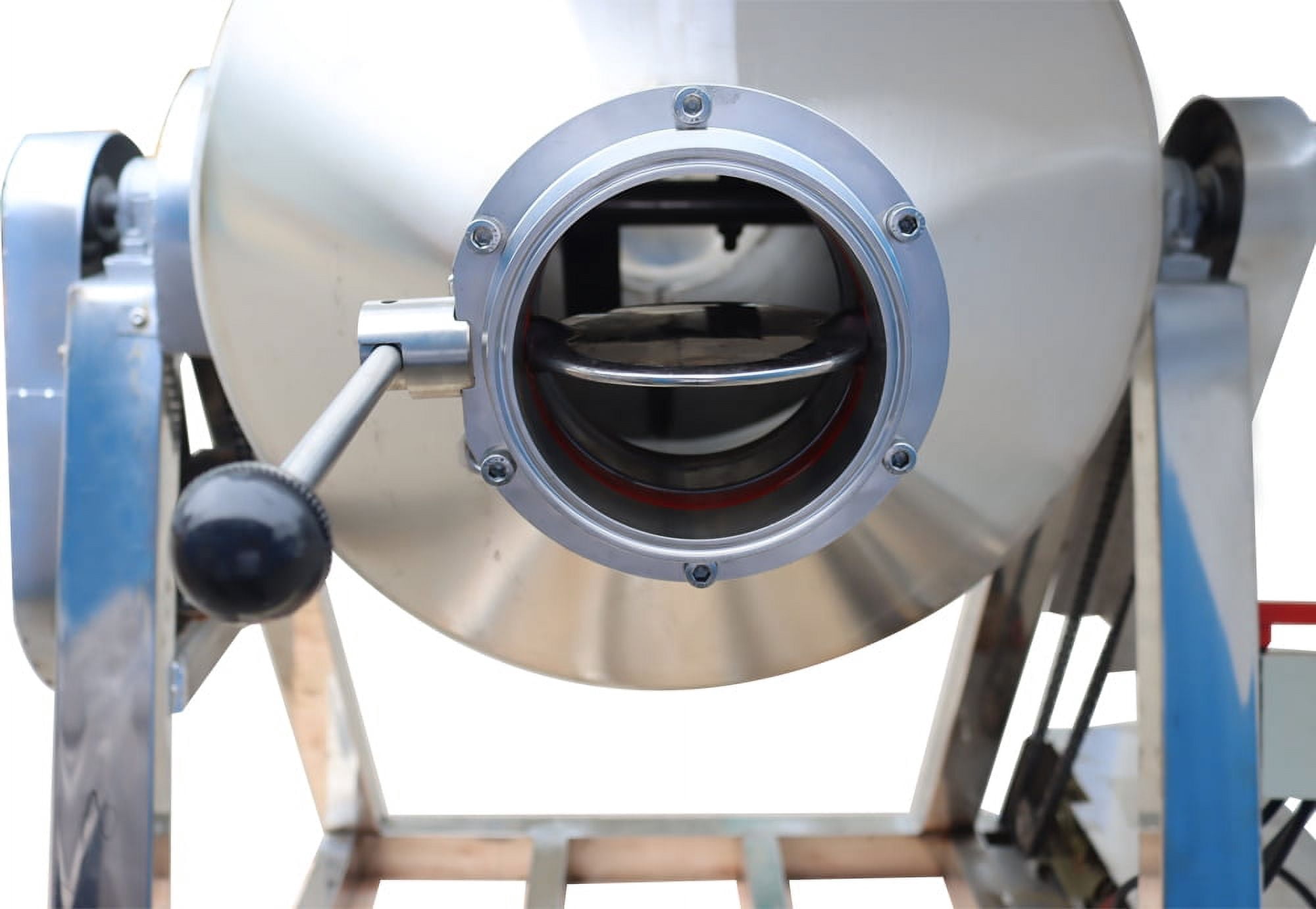 INTBUYING 220V 200L Dry Powder Mixer Metal Metallurgy Powder Blender Metal Powder Food Material Mixer