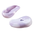 thumbnail image 3 of 2x cubiertas de silicona para los oídos, tapones para los oídos de peluquería, orejeras profesionales reutilizables impermeables para teñir el cabello violeta claro, 3 of 10