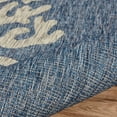 thumbnail image 2 of Ox Bay Carmindy 1' 10" x 3' Navy/Gray Coral Reef Indoor/Outdoor Area Rug, 2 of 7
