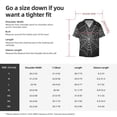 thumbnail image 5 of KLL A Web With A Spider Print Men's Shirt Short Sleeve Button Down Summer Cuba Beach Shirts- Small, 5 of 5