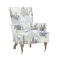 thumbnail image 2 of Linon Junnell Upholstered Arm Chair, Green Leaf, 2 of 7