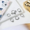 thumbnail image 3 of QQTDFG 6Pcs/Set 16G Stainless Steel Nose Ring Hoop Septum Rings Helix Piercings Jewelry-A, 3 of 5