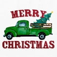 thumbnail image 3 of Allen, Kimberly 12x12 Black Modern Framed Museum Art Print Titled - Merry Christmas Truck, 3 of 5