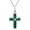 Green, variant on AeraVida Christian Elegant X Cross Green-Tones Malachite Inlay Sterling Silver Pendant Religious Ornament Necklace Anniversary Jewelry Gift for Women