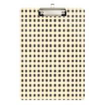 ALAZA Plastic Clipboard A4 Letter Size Decorative Clipboards for Students Women Men 9" x 12.5" Art Checkered