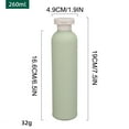thumbnail image 2 of Btomtd Multi Size Travel Dispenser Bottle Leak Proof Container for Shampoo Lotion Conditioner Shower Gel Soap Dispenser Bottle, 260ml, 2 of 4