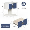 thumbnail image 3 of single drawer nightstand,Nightstand Wood Bedside Table with Drawer, Modern End Table for Bedroom and Small Spaces, 3 of 9