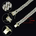 thumbnail image 2 of Fashion Diamond Watch for Men Iced Out Wristwatch Band Trim Hip Hop Necklace Set, 2 of 5