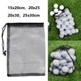thumbnail image 3 of 1pcs Golf Ball Bag Storage Carrying Mesh Net Holder Nylon Golf Ball Bag 15/20/40/50 Balls Drawstring Pouch, 3 of 9