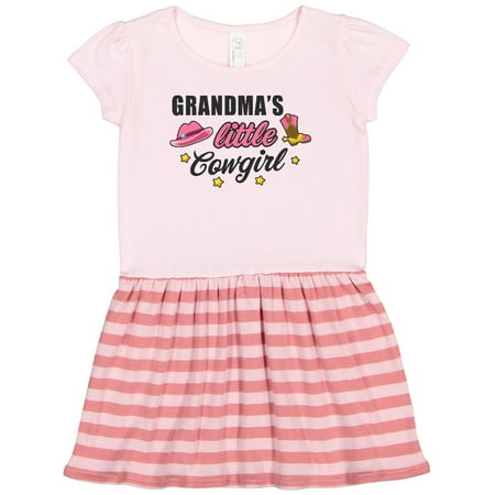 

Inktastic Grandmas Little Cowgirl with Cowgirl Hat and Boots Gift Toddler Girl Dress