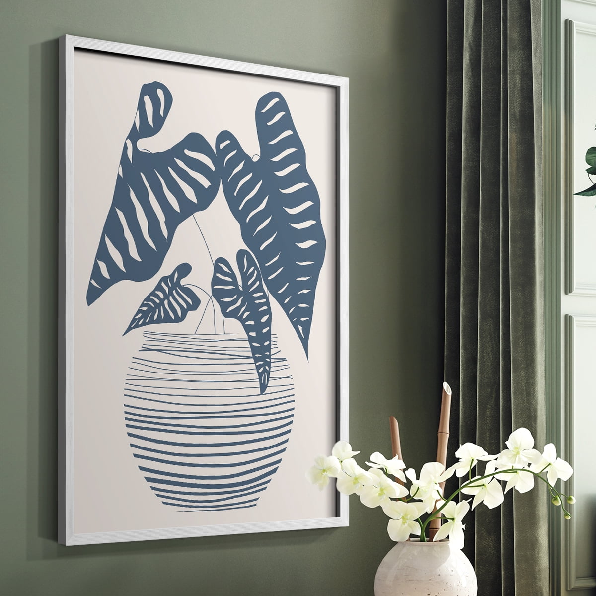 Wired in Monochrome I Framed Print - Solid Wood in Single Picture Frame Solid Wood 2 Framed Print