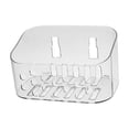 thumbnail image 4 of PAMINGONO Shower Adhesive Shelves 1Pack Wall Mounted Storage Organizer Plastic Bathroom Accessory, 4 of 8