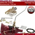 thumbnail image 1 of American Shifter  AOD Shifter Kit Chrome 23 in. Swan E Brake Cable Clamp Trim Kit for F5BC7, 1 of 1