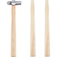 thumbnail image 1 of Martillo de bola de 1 unidad con dos mangos de madera de repuesto. Martillo de acero al carbono de doble cabeza de 4 oz. Martillo para trabajos pesados ​​en metal., 1 of 5
