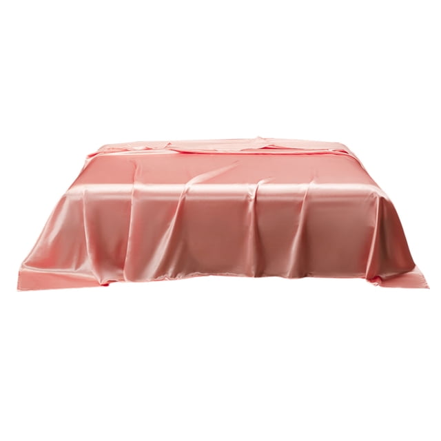 Solid Color Easy to Wash Bed Sheets, Luxurious Silk Bedding