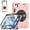 Pink, variant on Case for iPad Air 11 Inch M3 M2 2025 2024, iPad Air 5th / Air 4th Generation Case 2022 2020, iPad Pro 11 2022 - 2018 with Screen Protector/Pen Holder/Rotating Stand/Hand Strap/Shoulder Strap