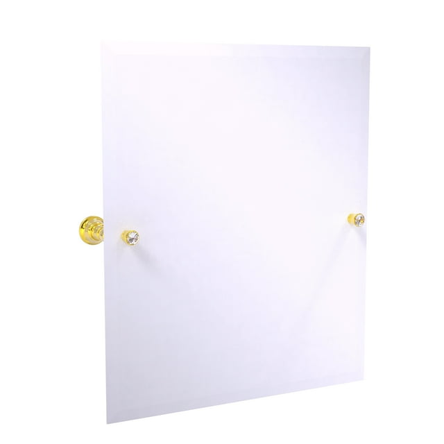Miroir Rectangulaire Inclinable Sans Cadre de la Collection Carolina Crystal avec Bord Biseauté