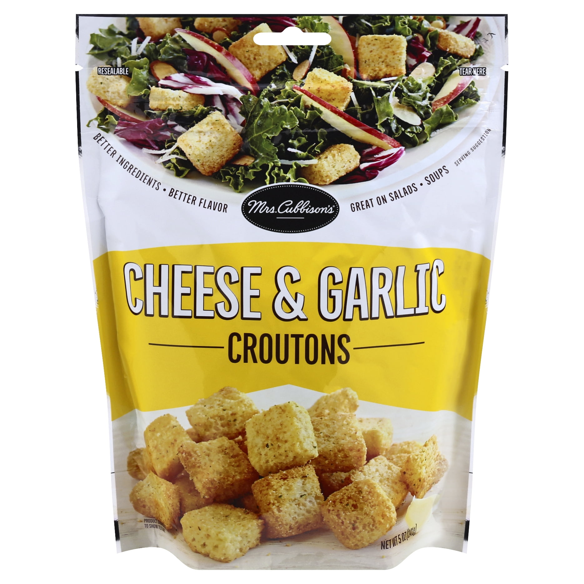 Mrs. Cubbison's Cheese & Garlic Croutons, 5 oz (6-Pack)