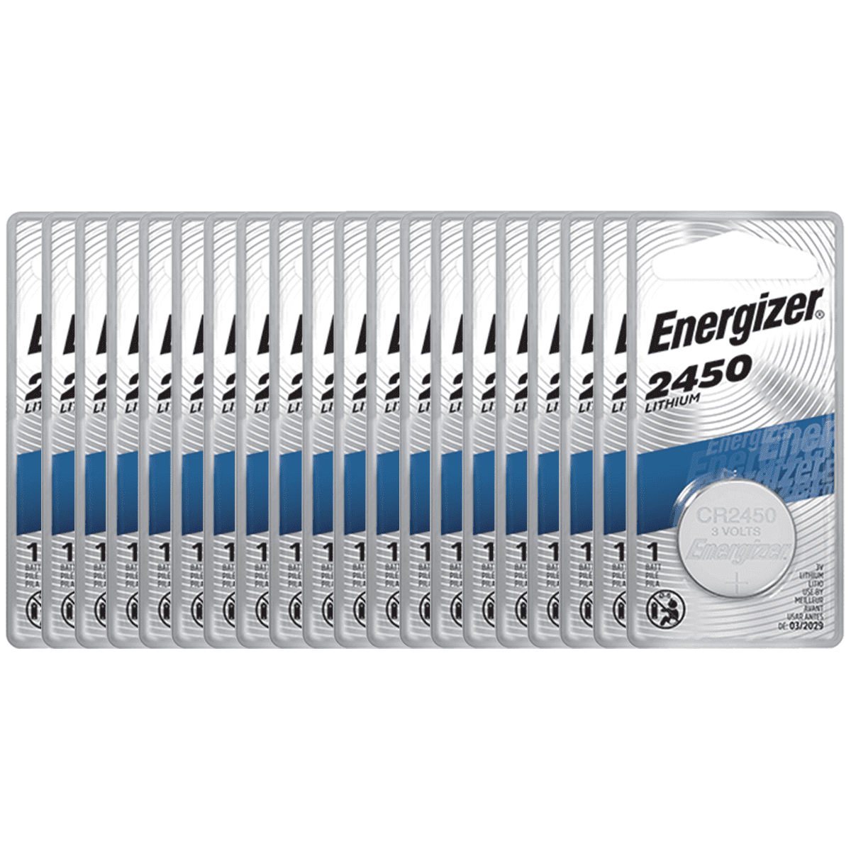 Energizer CR2450 3V Lithium Coin Cell Battery (20 Count) 