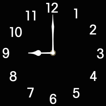 Soliyoahee Black Wall Clock 10inch Wooden Square Clock Living Room Decoration Silent No Tick Battery Powered for Living Room Kitchen Bathroom Bedroom Office (Style 3)