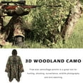 thumbnail image 4 of Greeniant Traje Ghillie para exteriores, ropa de camuflaje de invisibilidad, traje de selva, francotirador, Airsoft, hoja 3d, ropa de caza, 4 of 6