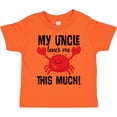 thumbnail image 3 of Inktastic Uncle Loves Me Childs Crab Boys or Girls Toddler T-Shirt, 3 of 5
