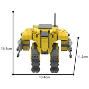 Gobricks MOC Helldivers 2 Emancipator Exosuit Bricks Model EXO-49 Emancipator Exosuit Building Blocks Educational Toys Gift