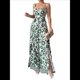 thumbnail image 2 of Mono de Pierna con Tirantes Pequeños y Estampado Retorcido Elegante para Mujer, y Verano 2025 Verde XL, 2 of 10