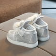 thumbnail image 6 of Sopiago Kids Sneakers Shoes Sport Toddler Cartoon Girls Kids Sneakers LED Baby Luminous Rabbit Baby Shoes Silver,2-2.5 Years, 6 of 6