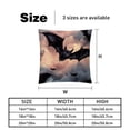 thumbnail image 5 of Bats Elegant Velvet Throw Pillow Covers Set with Unique Patterns - 16x16", 18x18", 20x20" - Pack of 2 for Chair Pillow Covers and Various Occasions, 5 of 6