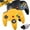 Black+Yellow, variant on LUXMO Classic N64 Controller, Wired N64 Gamepad Controllers with Upgraded Joystick for N64 Video Game Console N64 system