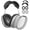 Black, variant on Case Cover for AirPods Max Headphones, Translucent Soft TPU Ear Cups Cover and Silicone Ear Pad Cases, Headband Cover, Top Cover [4 in 1 kit] Accessories Protector for Apple Air Pods Max