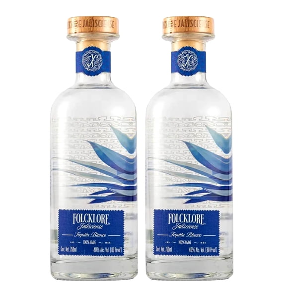 Duo Pack Tequila Folcklore Jalisciense Blanco 750 Ml Folcklore Jalisciense Tequila Blanco