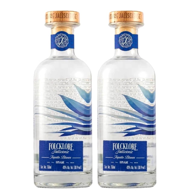 Duo Pack Tequila Folcklore Jalisciense Blanco 750 Ml Folcklore Jalisciense Tequila Blanco