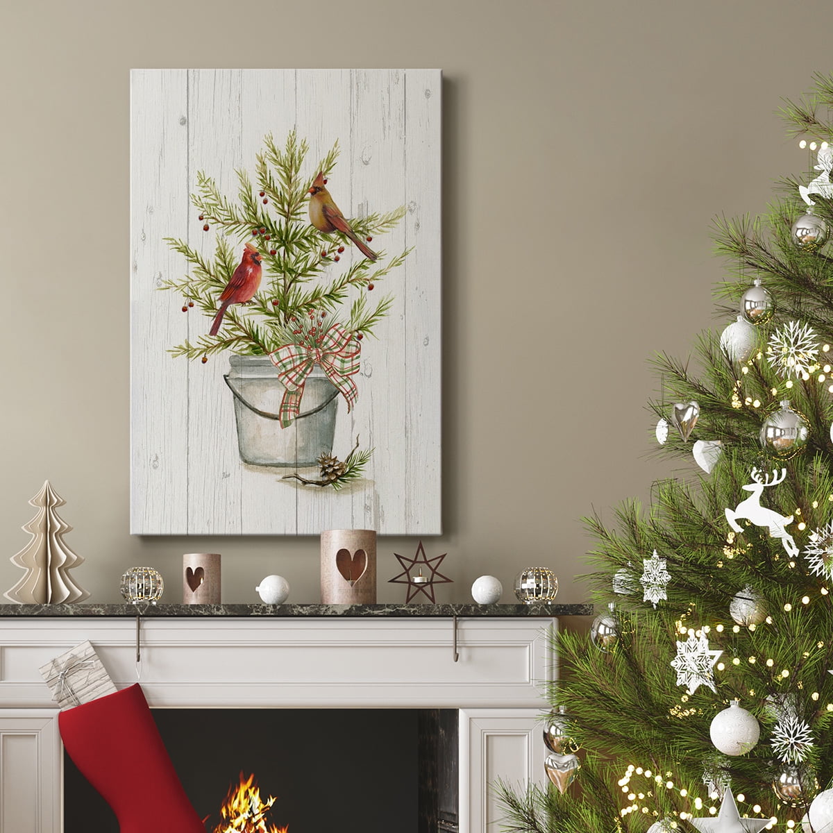 Winter Pine I- Gallery Wrapped Canvas
