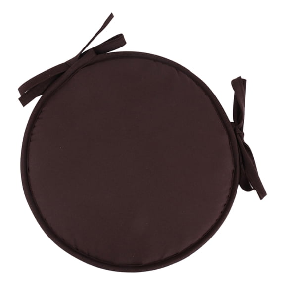 Amosfun 1Pc Round Coffee Seat Cushion for Dining and Desk Chairs with Strap Attachment for Home