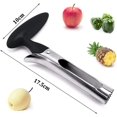 thumbnail image 3 of Descorazonador de manzana de acero inoxidable con hoja dentada afilada y mango ergonómico Herramienta para quitar el corazón de manzana o pera para frutas y verduras (. Afortunado Sencillez, 3 of 5