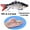 1PC-A-3.9 inch, variant on Fishing Lure CrankBait Swimbait Hard Bait for Bass Catfish Muskie Trout 3D Eyes Fishing Tools Fishhook Lifelike Fish 3.9inch