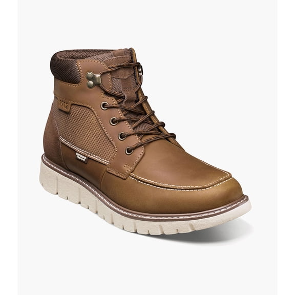 Nunn Bush Men's Karnak Moc Toe Boot, Tan Crazy Horse, 13W