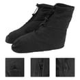 thumbnail image 2 of 1 par de fundas protectoras para zapatos, para lluvia y exteriores (negras), 2 of 5