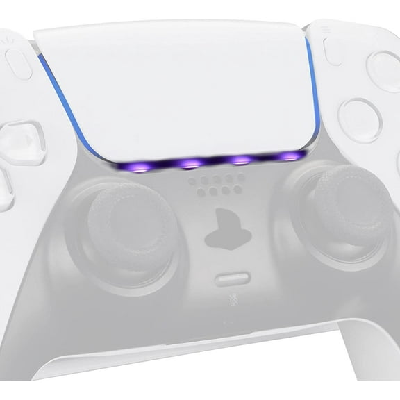 eXtremeRate Custom Touchpad LED Lightbar Skin Decals for PS5 Controller, Touch Pad Light Bar Stickers for PS5 Controller with Tools Set - 40pcs in 8 Colors - Controller NOT Included