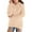 Khaki, variant on Breezora Girls Cozy Fleece Pullover Hoodie Long Sleeve Sweatshirt with Kangaroo Pocket Warm Soft Top 120 Size Black